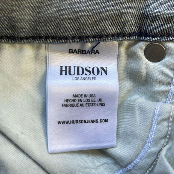 HUDSON Barbara Color-block Skinny Blue Jeans Size 26 - Picture 5 of 6